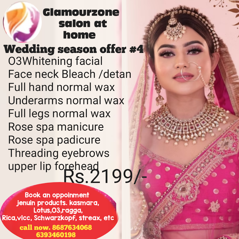 Glamour Zone Salon At Home kanpur/unnao