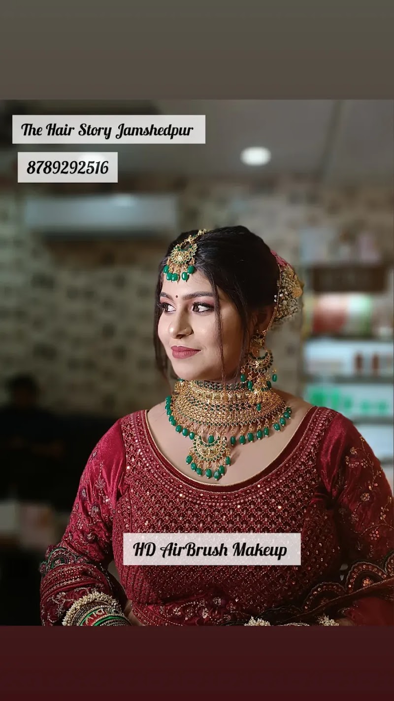 The Hair Story - Best Salon | Bridal makeup| Botox Treatment | Nanoplastia in Jamshedpur